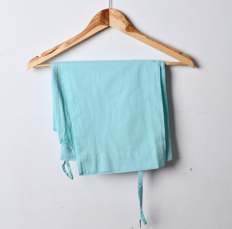 Elegant blue Embroidered Three-Piece Set