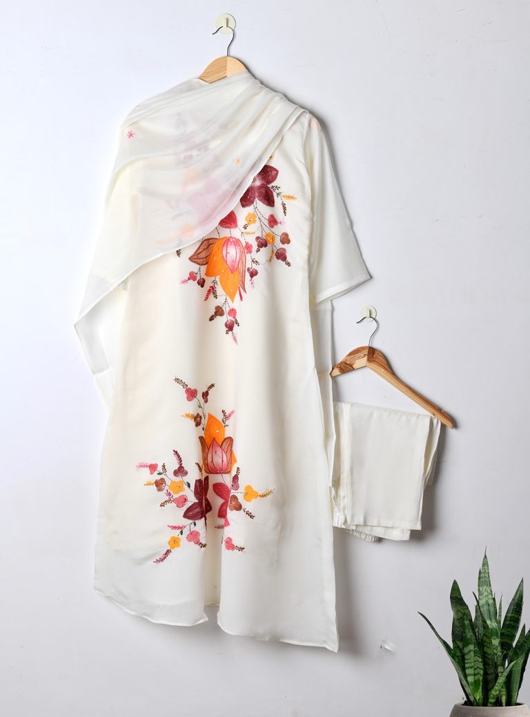 Blush Bloom Handcrafted Three Piece Set